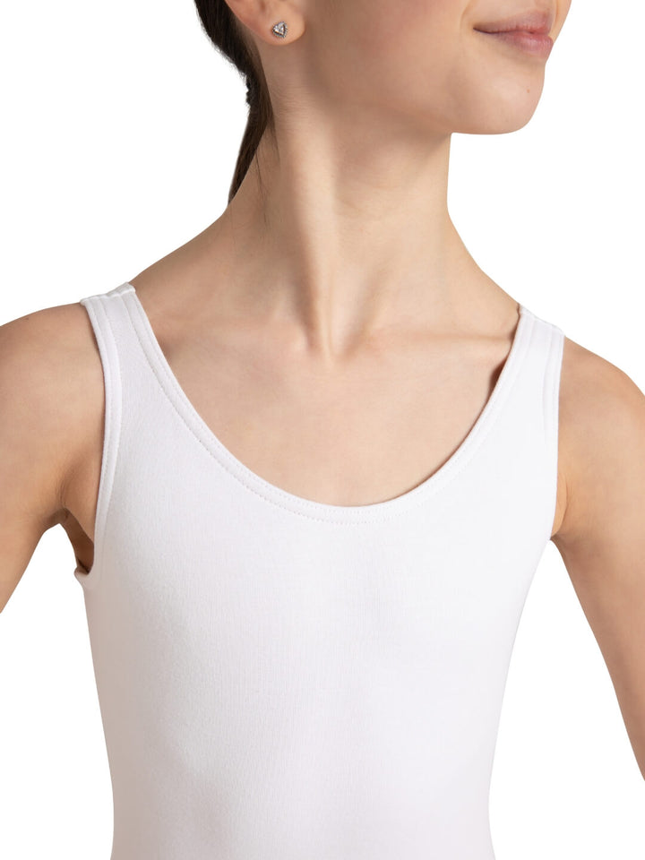 High-Neck Tank Leotard - Girls