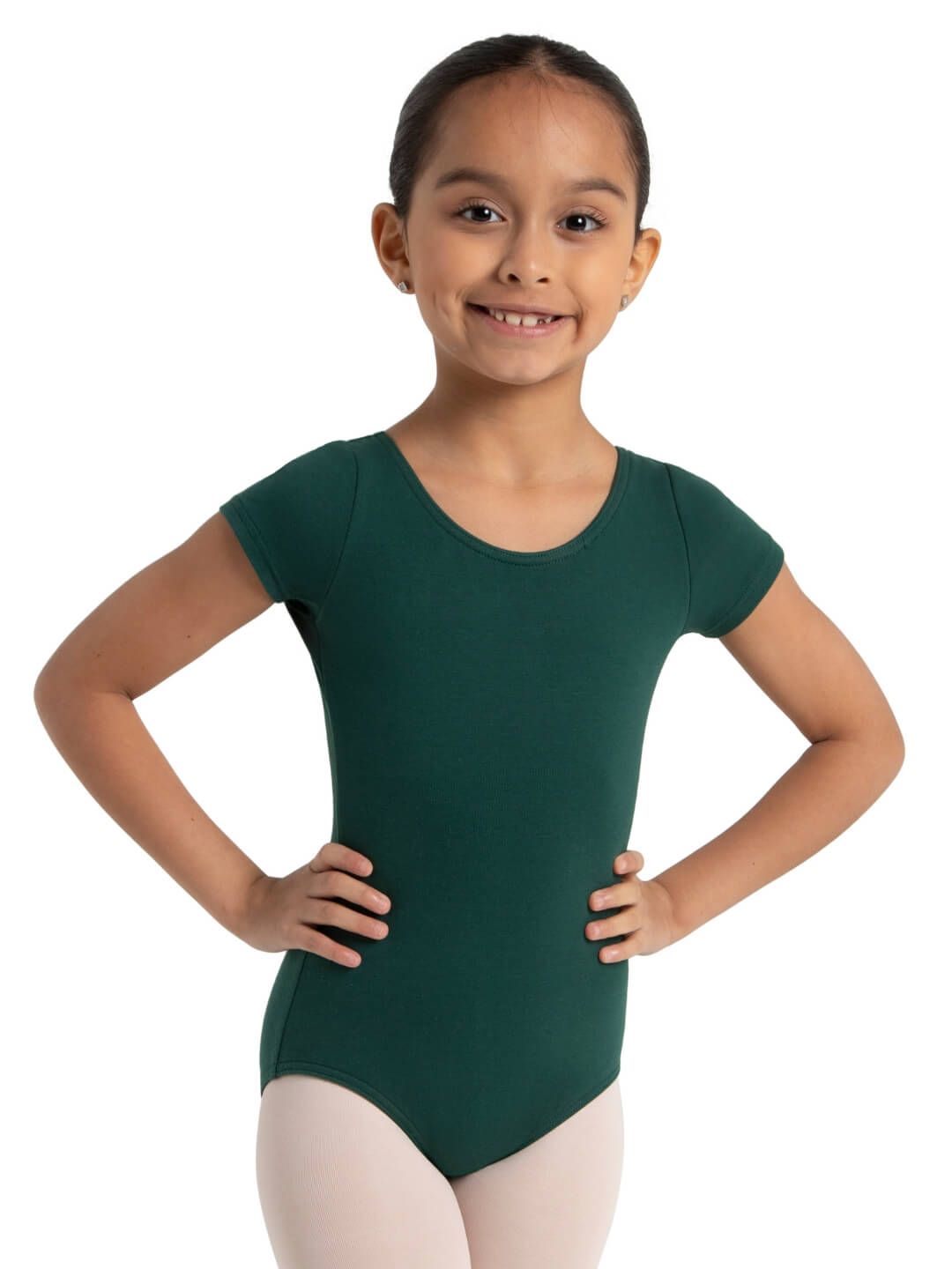 Short Sleeve Leotard - Girls