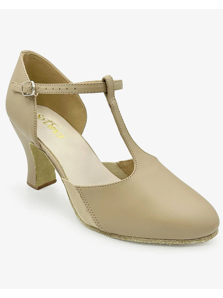 Connie 2.5'' T-Strap Character Shoe - Tan