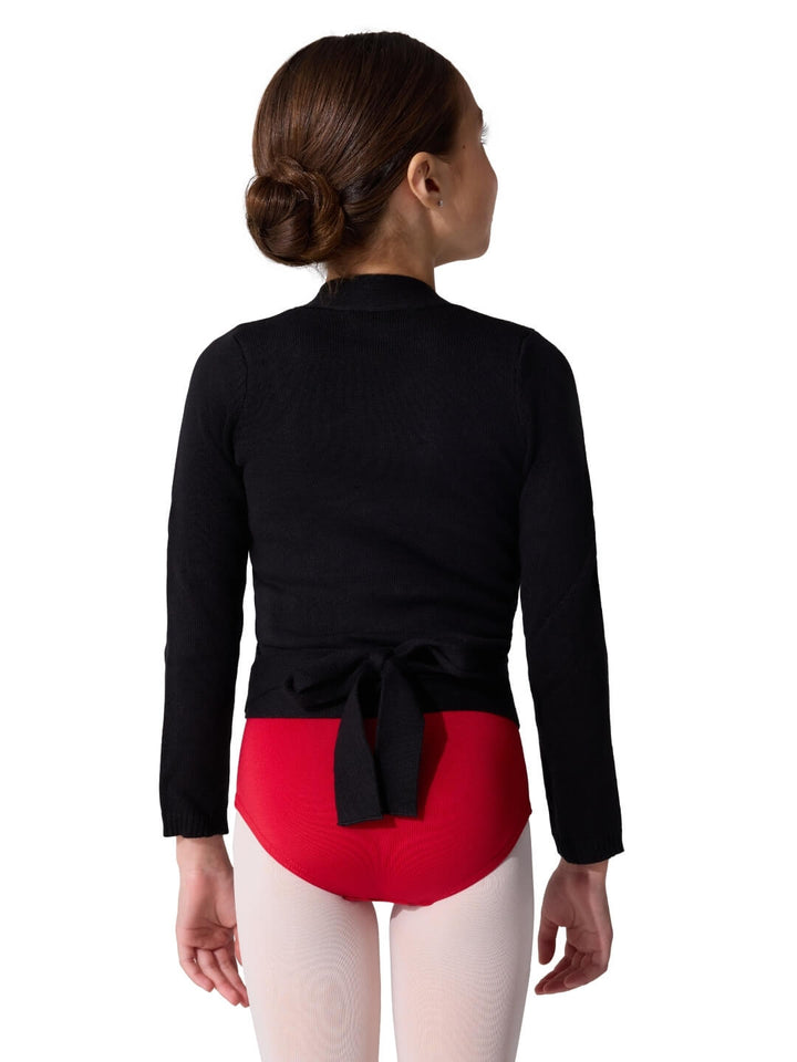 Knit Wrap Sweater - Girls
