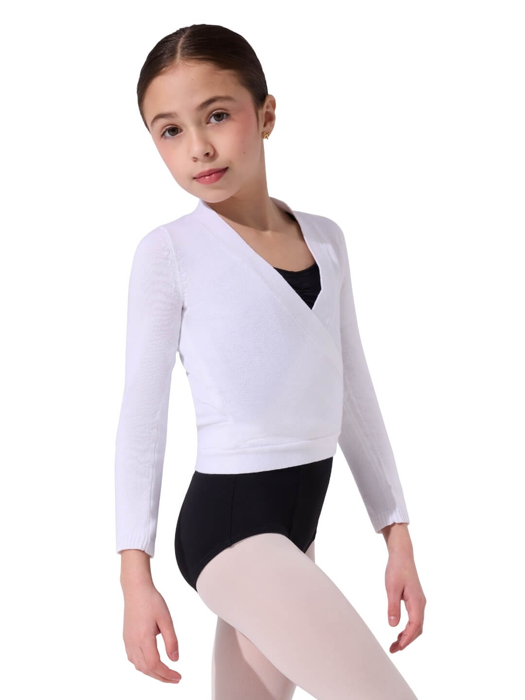 Knit Wrap Sweater - Girls