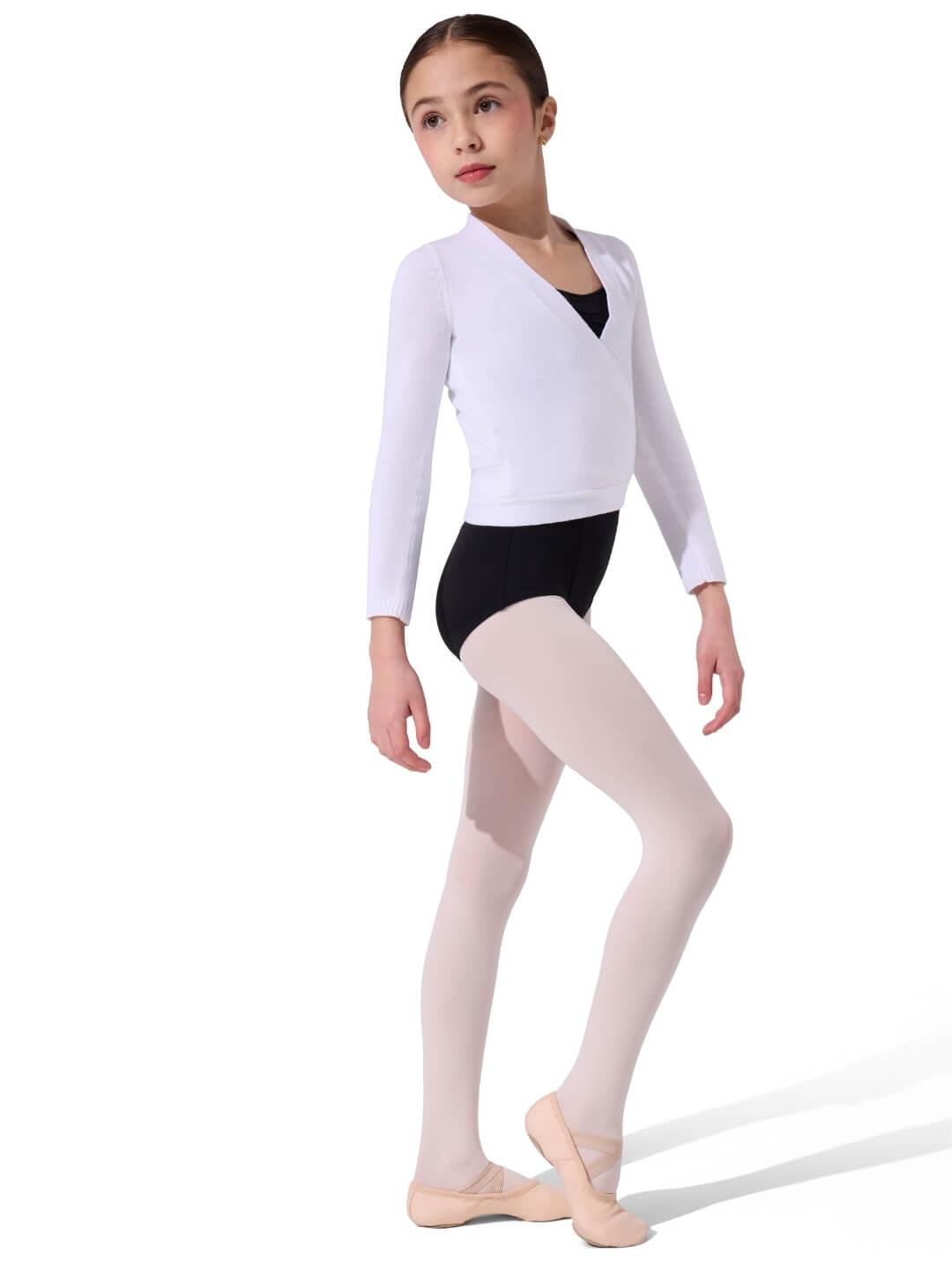 Knit Wrap Sweater - Girls