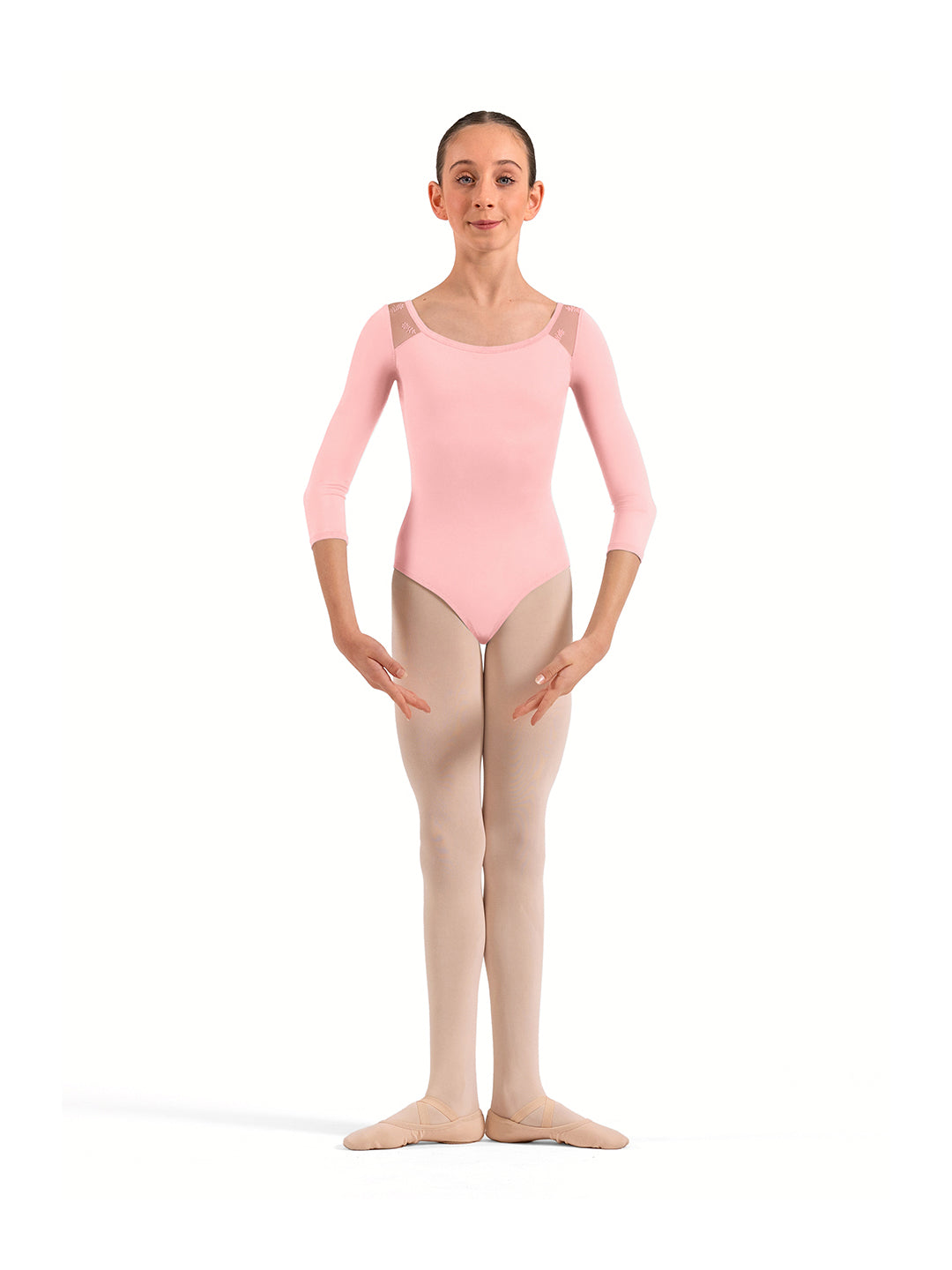 Avery 3/4 Sleeve Leotard - Girls