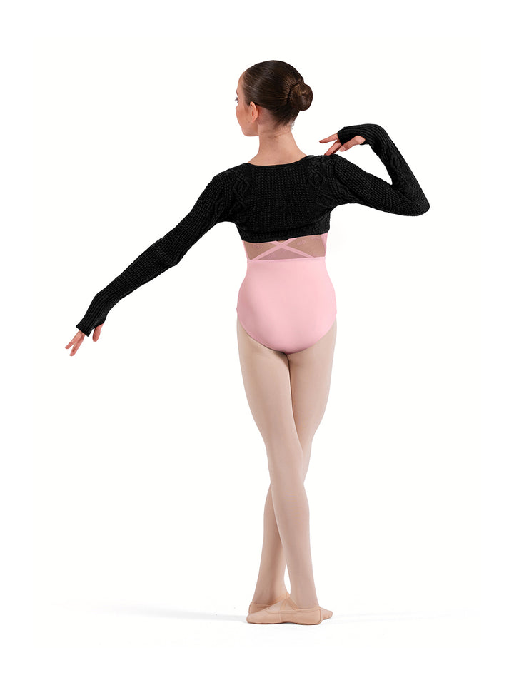 Genisis Twist Front Cable Knit Sweater - Girls