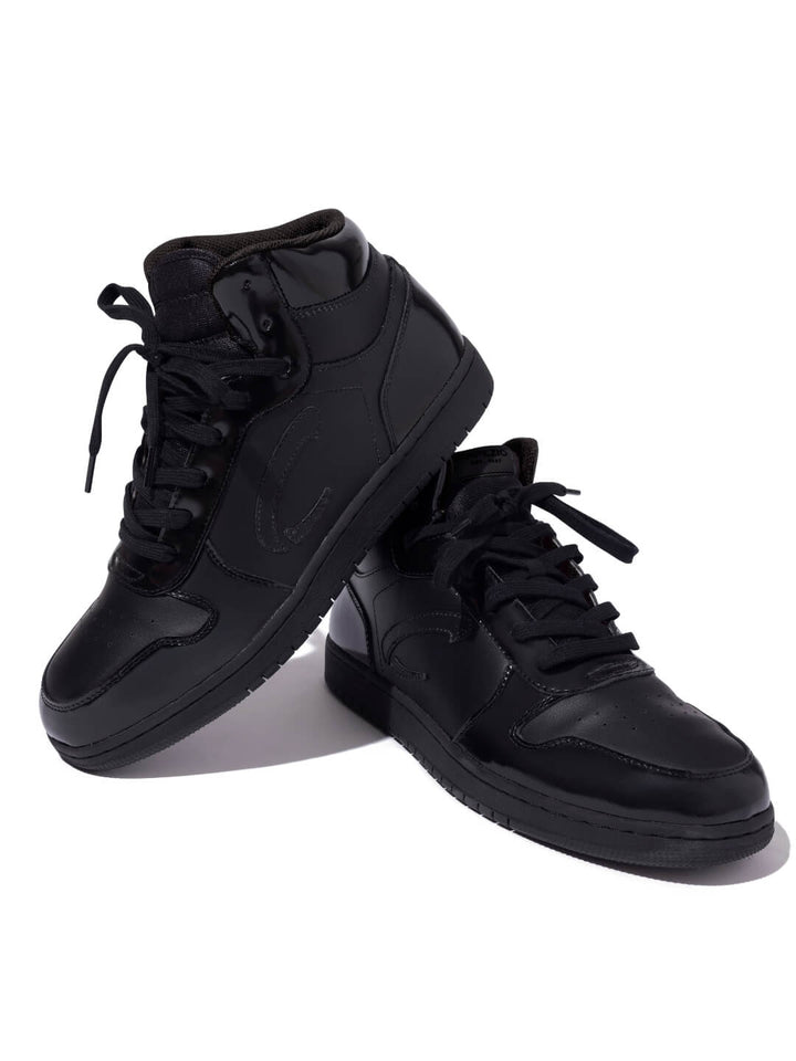 Ignite High Top Dance Sneaker - Black Patent