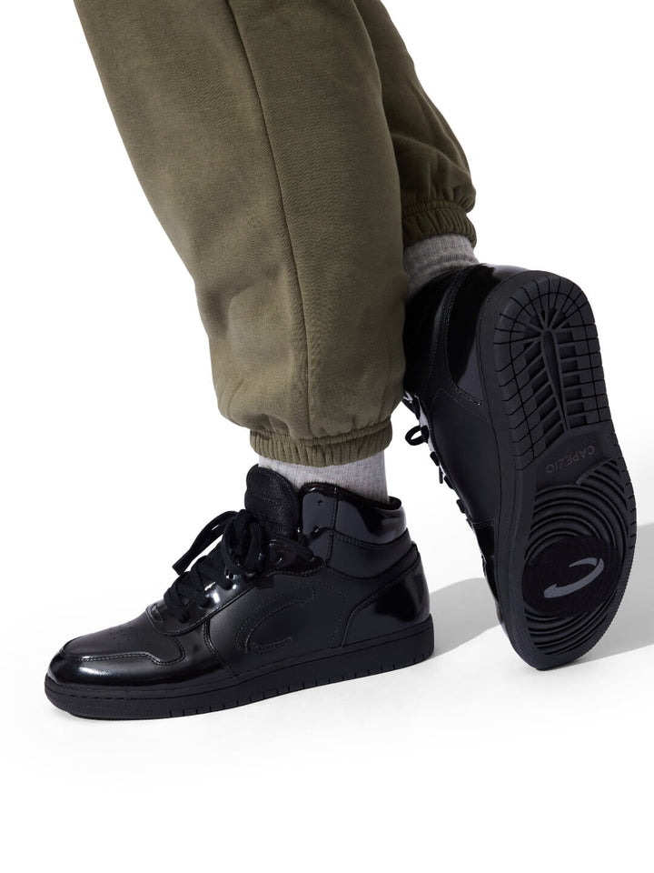 Ignite High Top Dance Sneaker - Black Patent