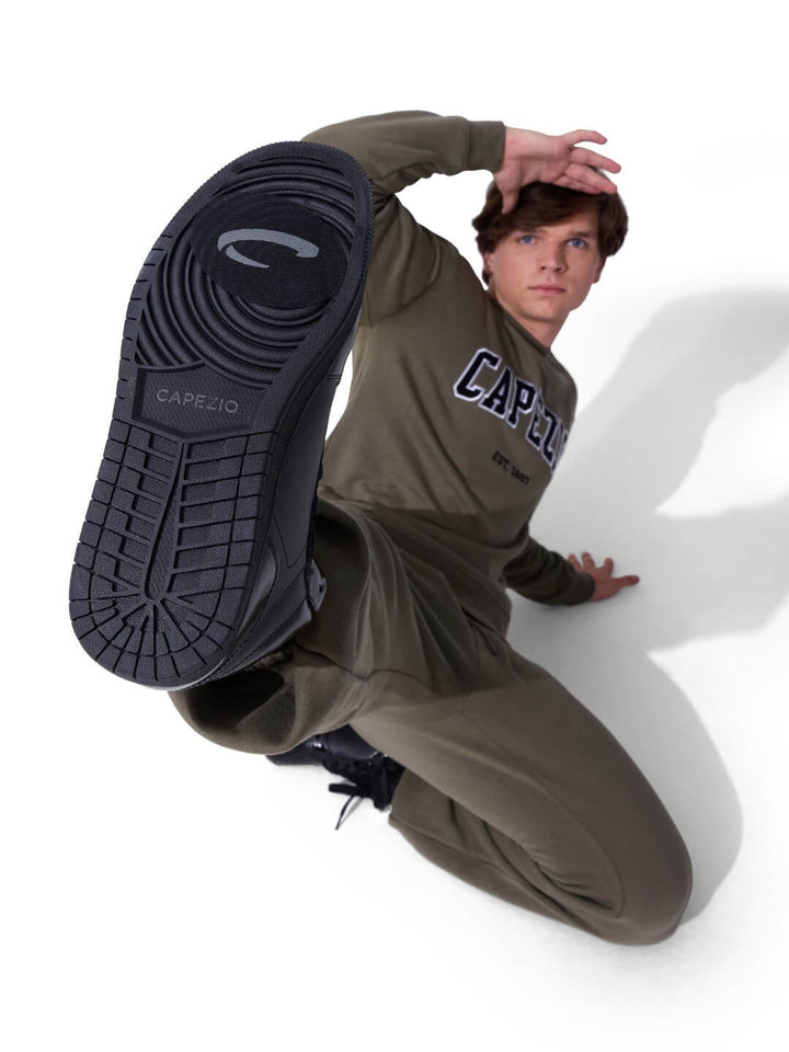 Ignite High Top Dance Sneaker - Black Patent