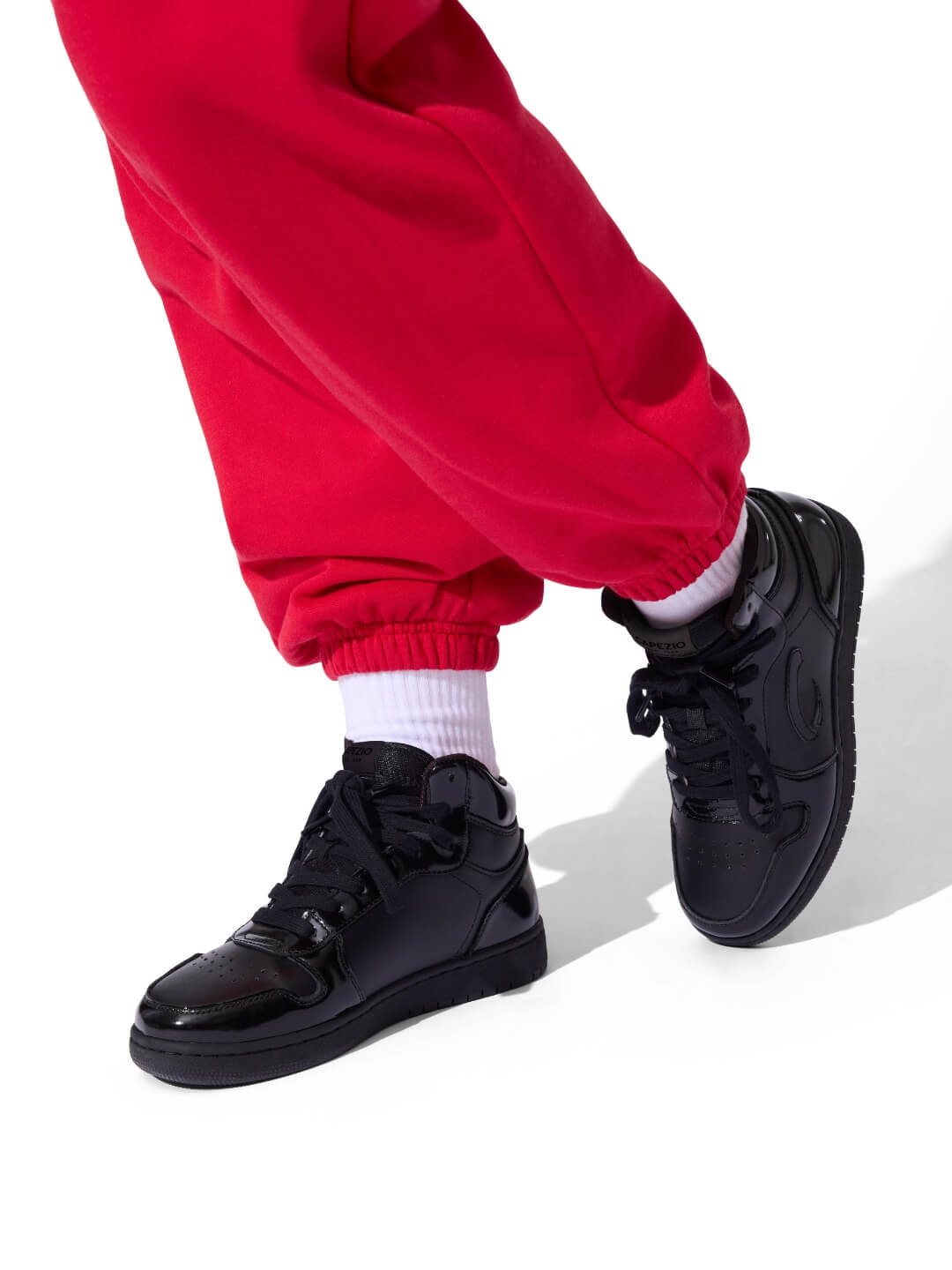 Ignite High Top Dance Sneaker - Black Patent