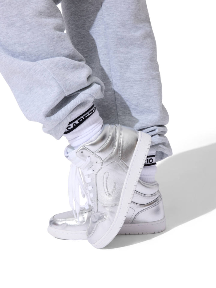 Ignite High Top Dance Sneaker - Silver Metallic