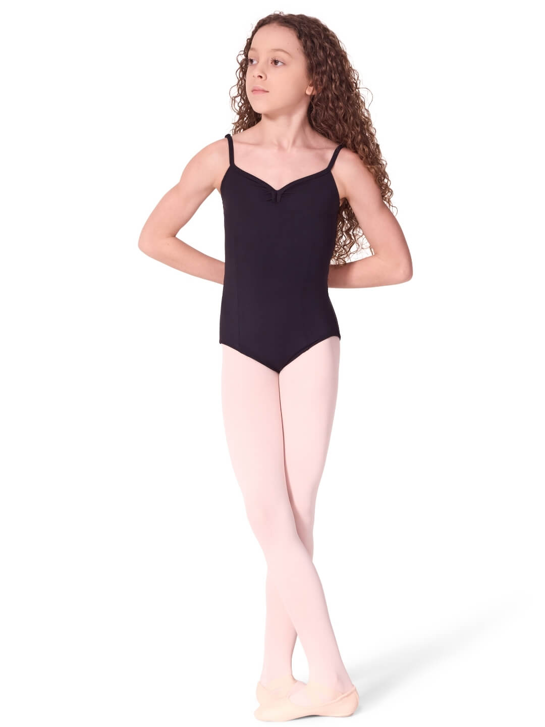 Soft Elegance Camisole V-neck Leotard - Tween