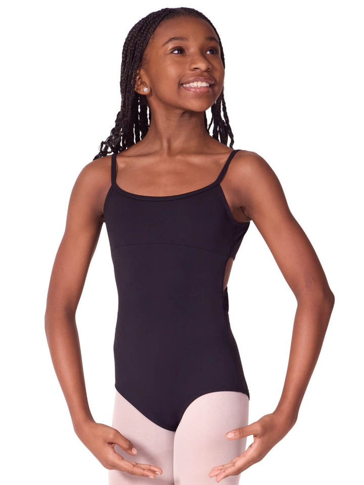 Soft Elegance Camisole Leotard with Twist Back - Tween
