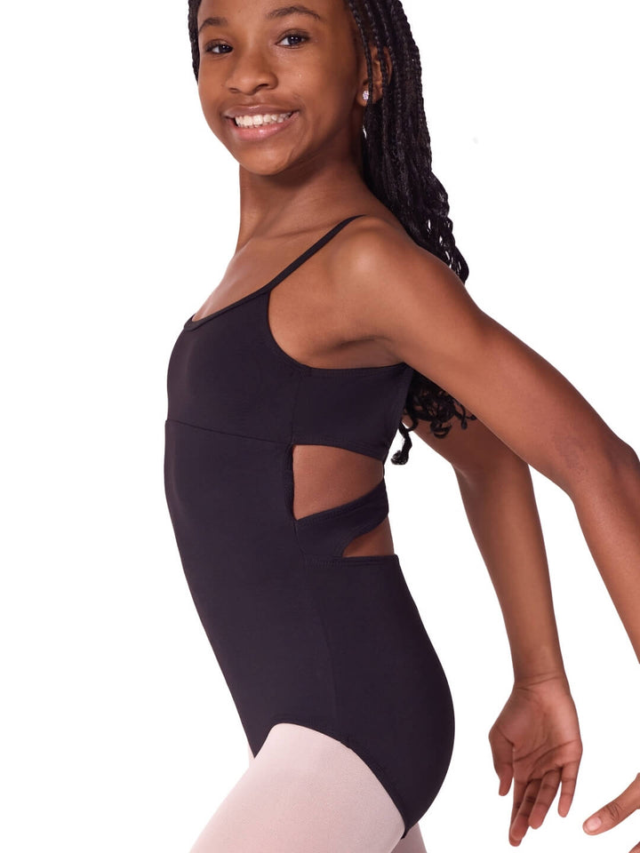 Soft Elegance Camisole Leotard with Twist Back - Tween