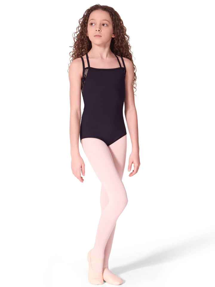 Soft Elegance Lace Camisole Leotard - Tween