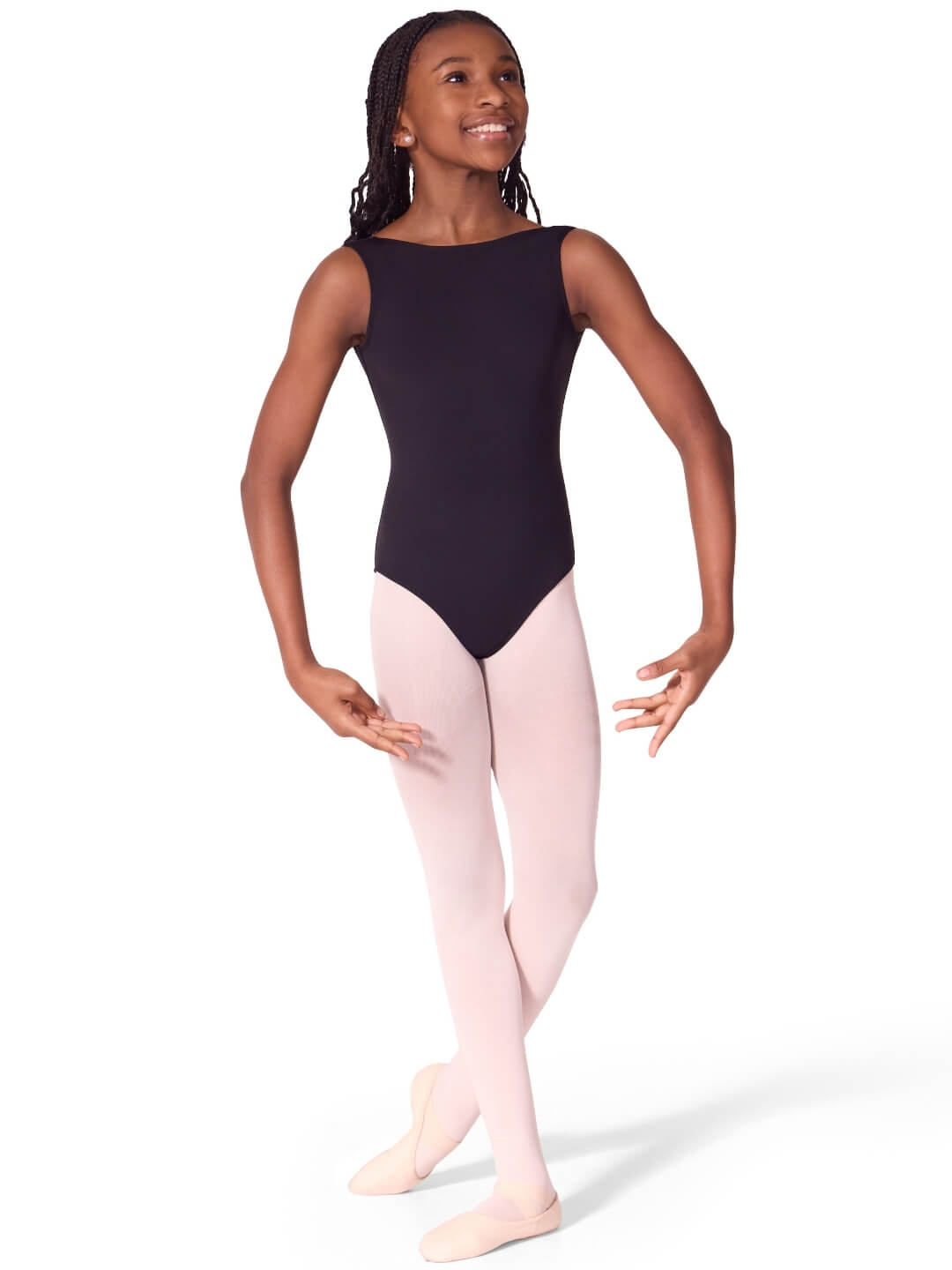 Soft Elegance Boatneck Leotard - Tween
