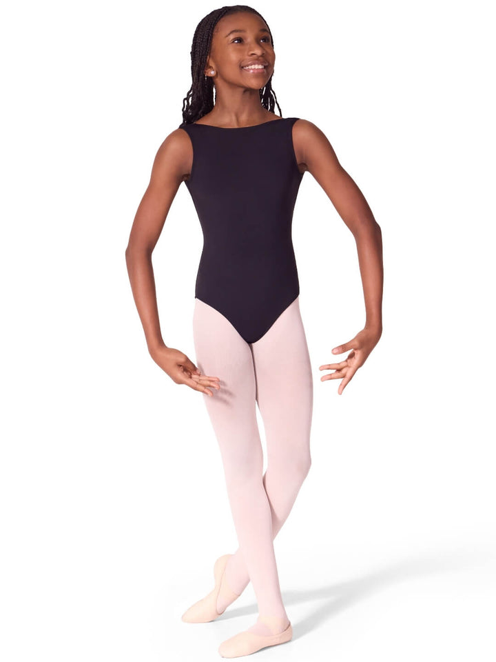 Soft Elegance Boatneck Leotard - Tween