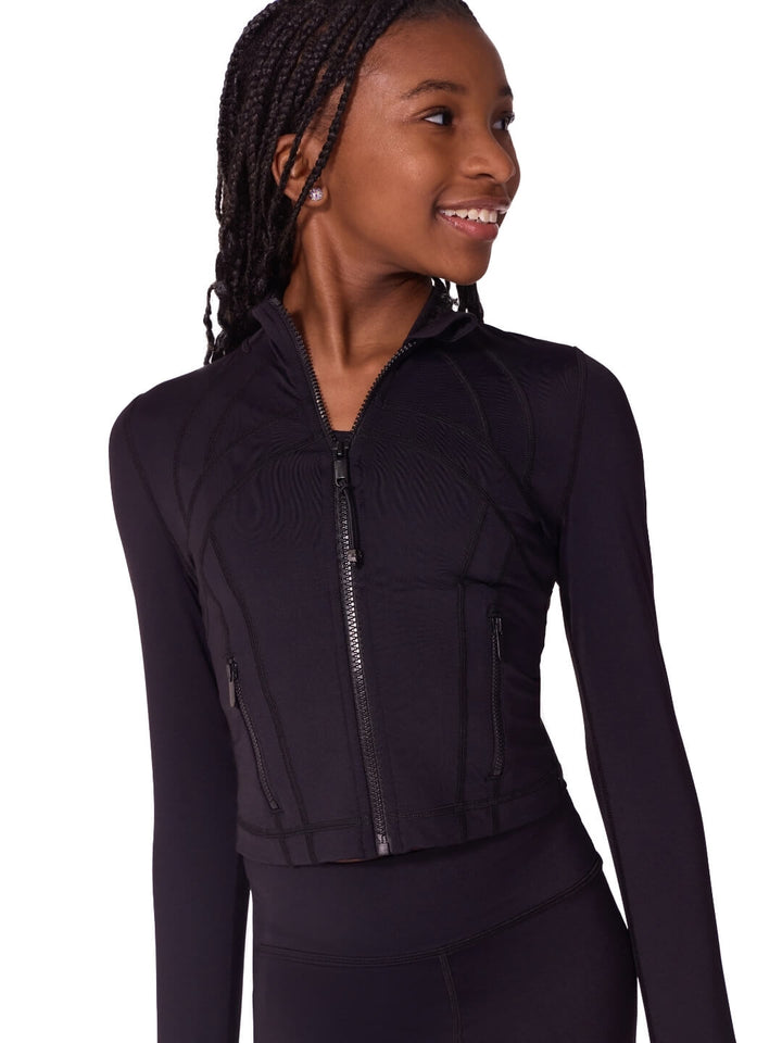 Soft Elegance Athletic Dance Jacket - Tween