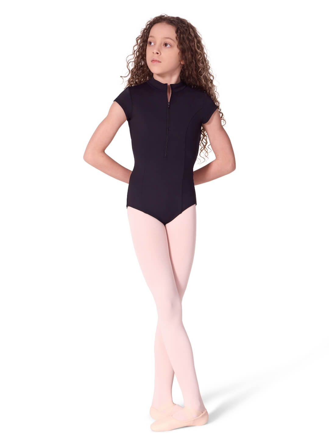 Soft Elegance Short Sleeve Princess Leotard - Tween