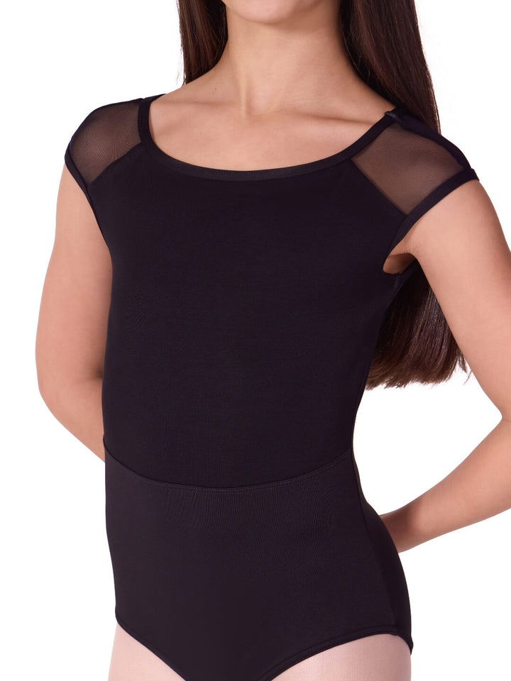 Sea Star Pearl Cap Sleeve Leotard - Girls