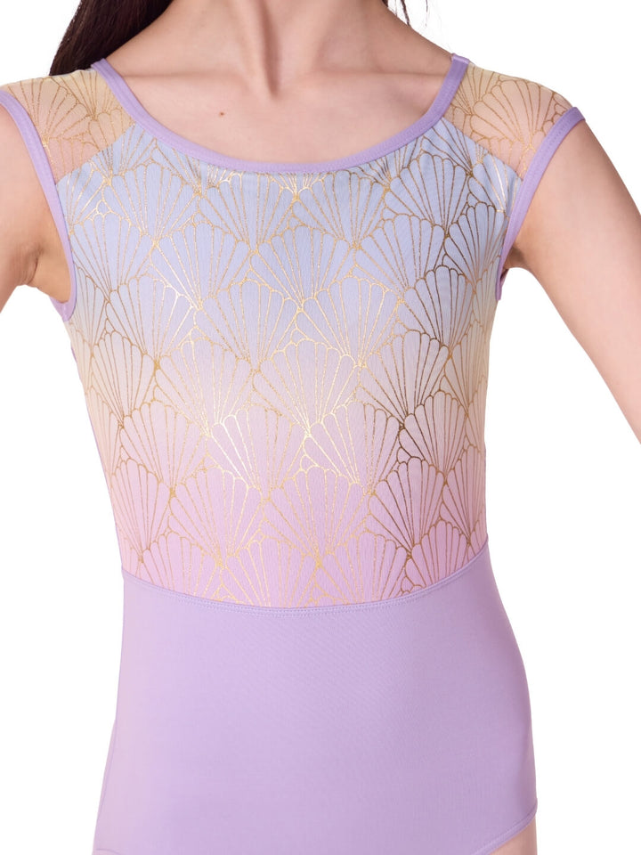 Sea Star Pearl Cap Sleeve Leotard - Girls