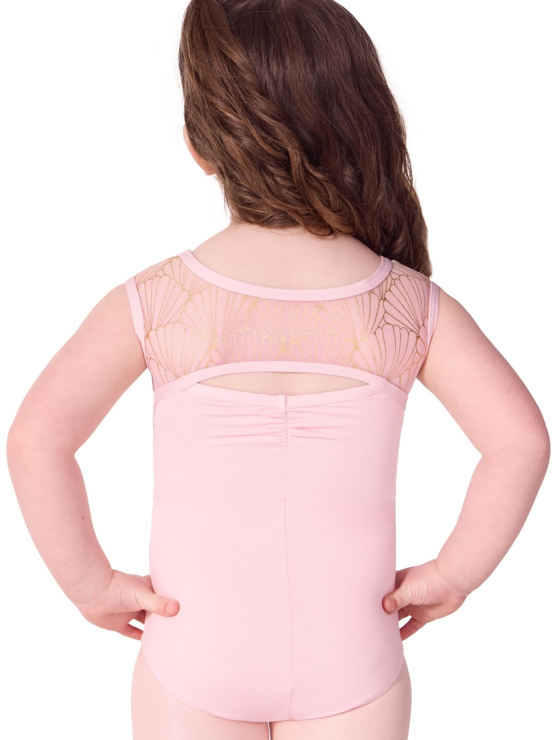 Sea Star Pearl Cap Sleeve Leotard - Girls