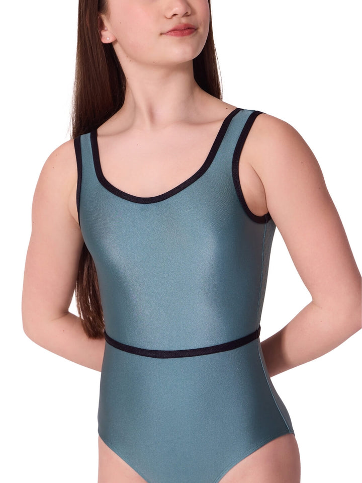 Enchanted Contrast Graceful Tank Leotard - Tween