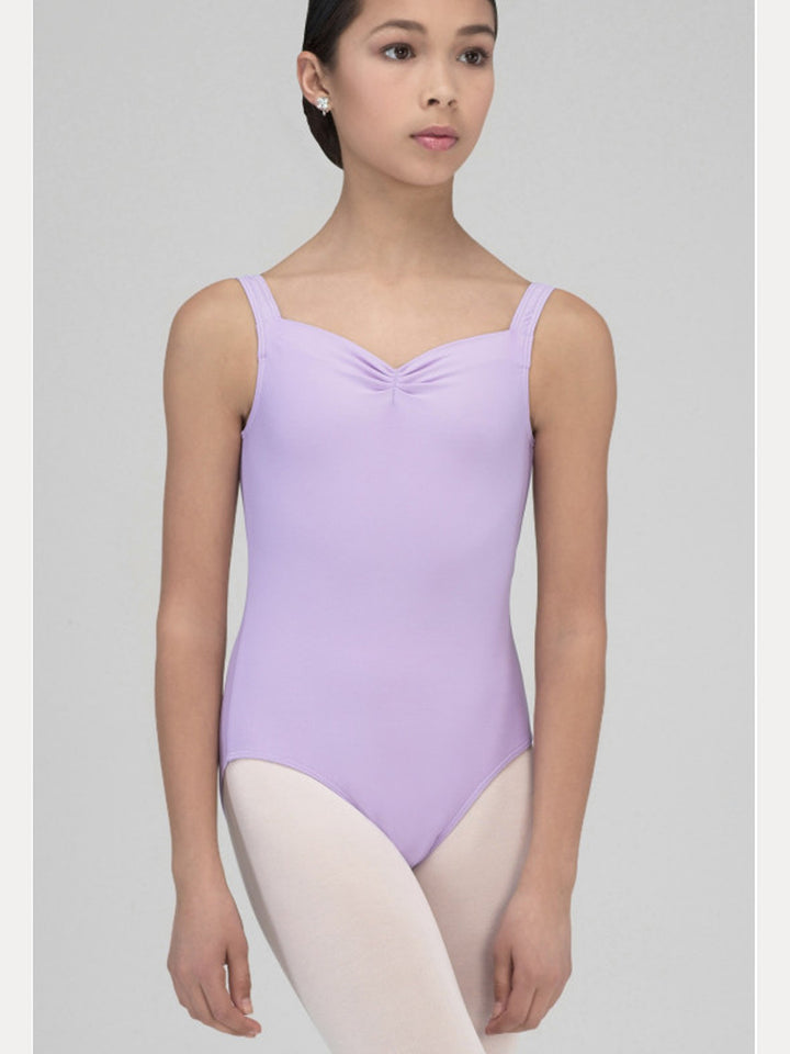 Faustine Pinch Front Tank Leotard - Girls