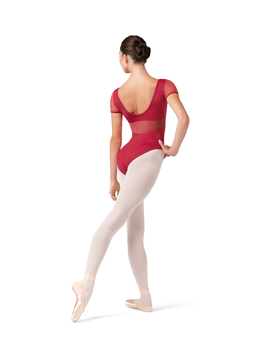 Olivia Embroidered Corset Cap Sleeve Leotard