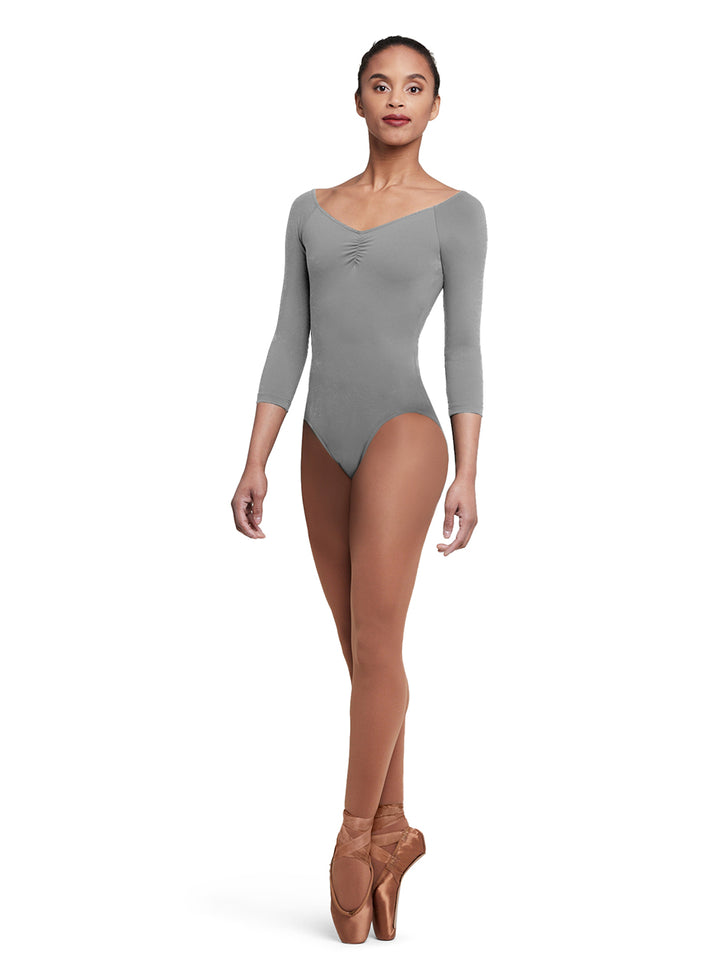Dana Three Quarter Sleeve Leotard
