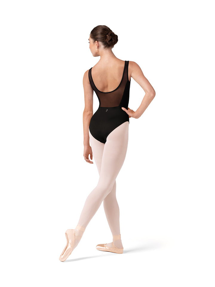 Isabella Embroidered Corset Tank Leotard