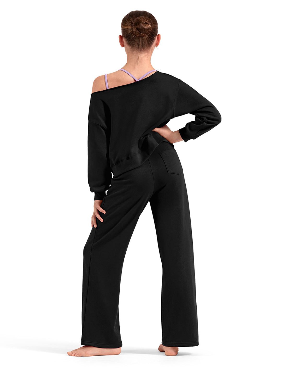 Off the Shoulder Sweatshirt - Girls