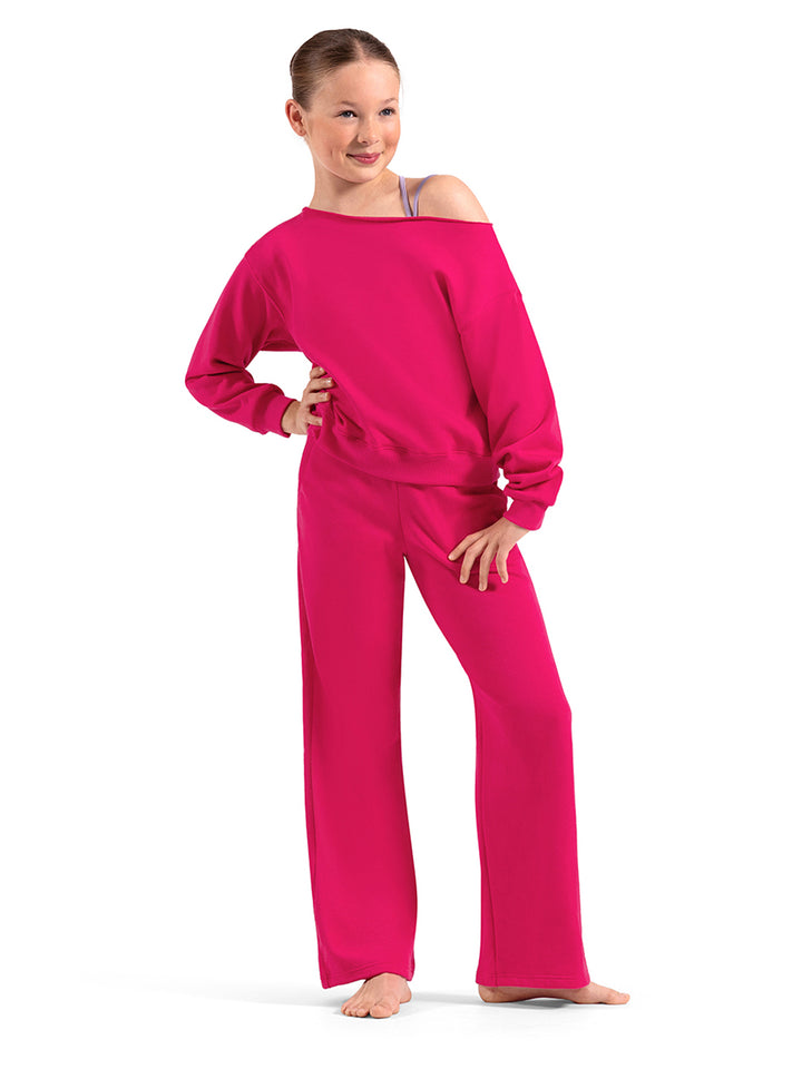 Off the Shoulder Sweatshirt - Girls