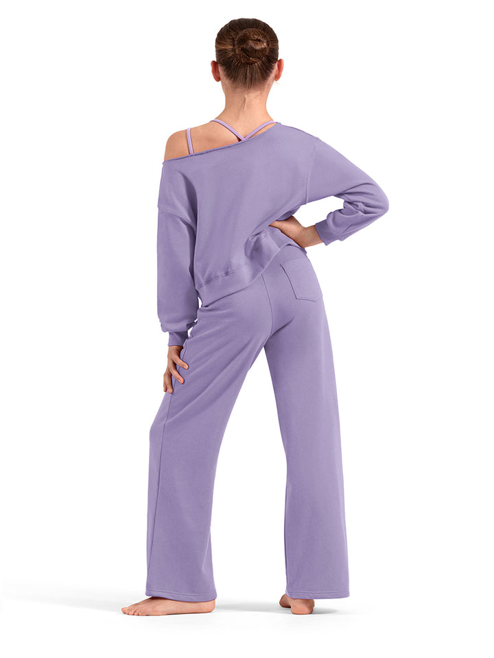 Off the Shoulder Sweatshirt - Girls