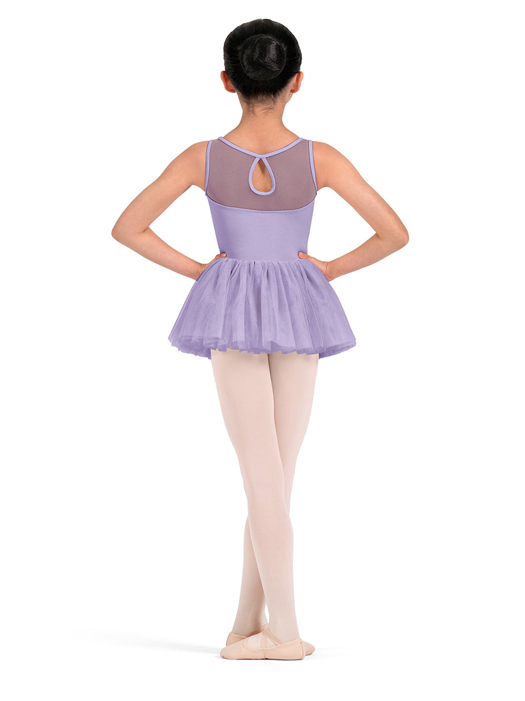Floral Embroidered Tutu Leotard- Girls