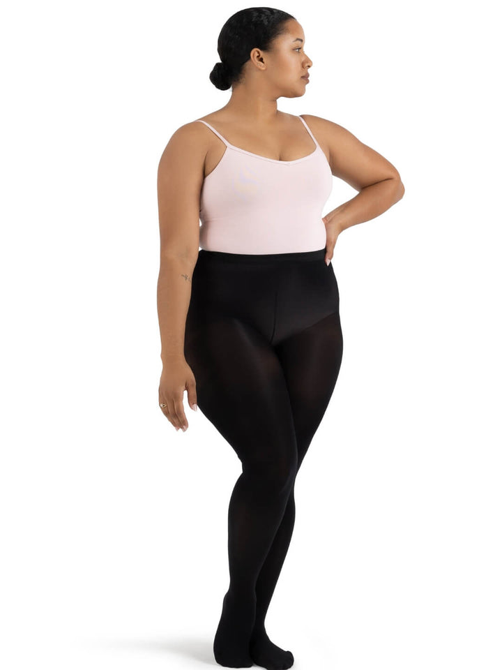 Hold & Stretch Plus Size Footed Tight