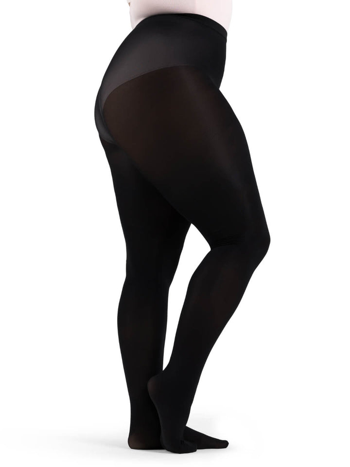 Hold & Stretch Plus Size Footed Tight