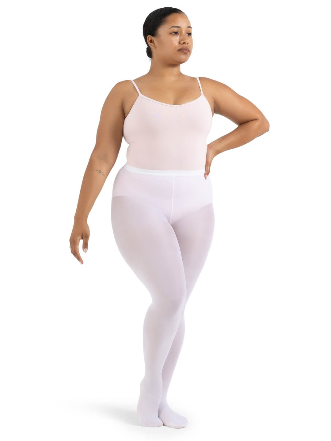 Hold & Stretch Plus Size Footed Tight