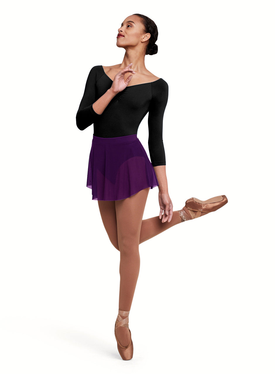 Mesh Pull On Skirt