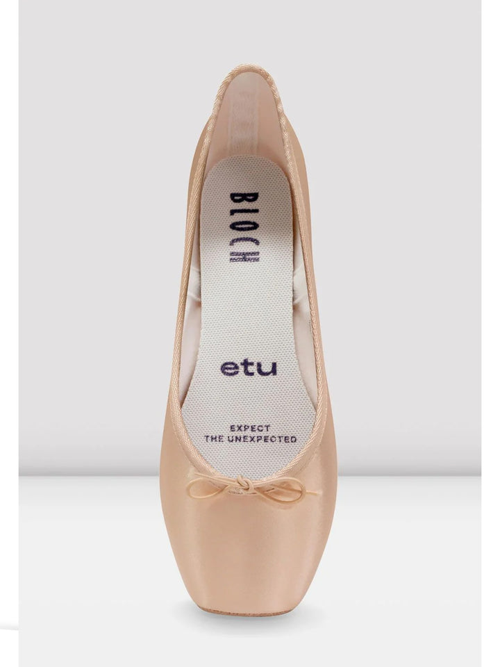 Etu Flex Suede Toe Pointe Shoe - Pink