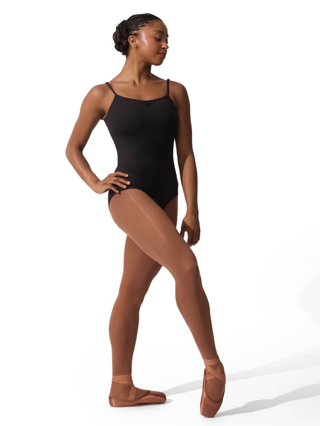 Studio Collection Pinch Front Camisole Leotard