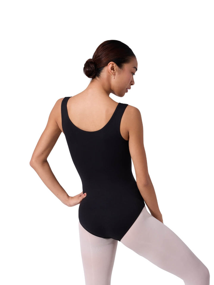 Studio Collection Pinch Front V Neck Leotard