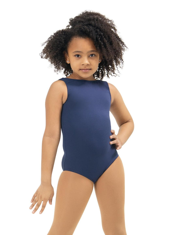 Studio Collection V Back Pinch Tank Leotard - Girls