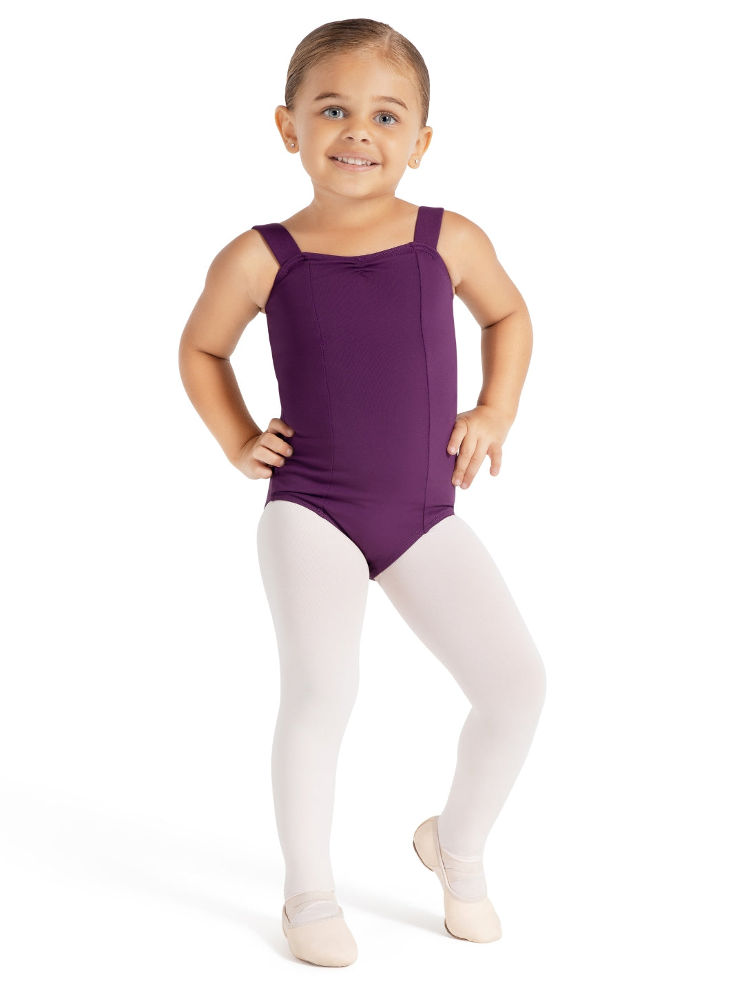 Studio Collection Wide Strap Camisole Leotard - Girls