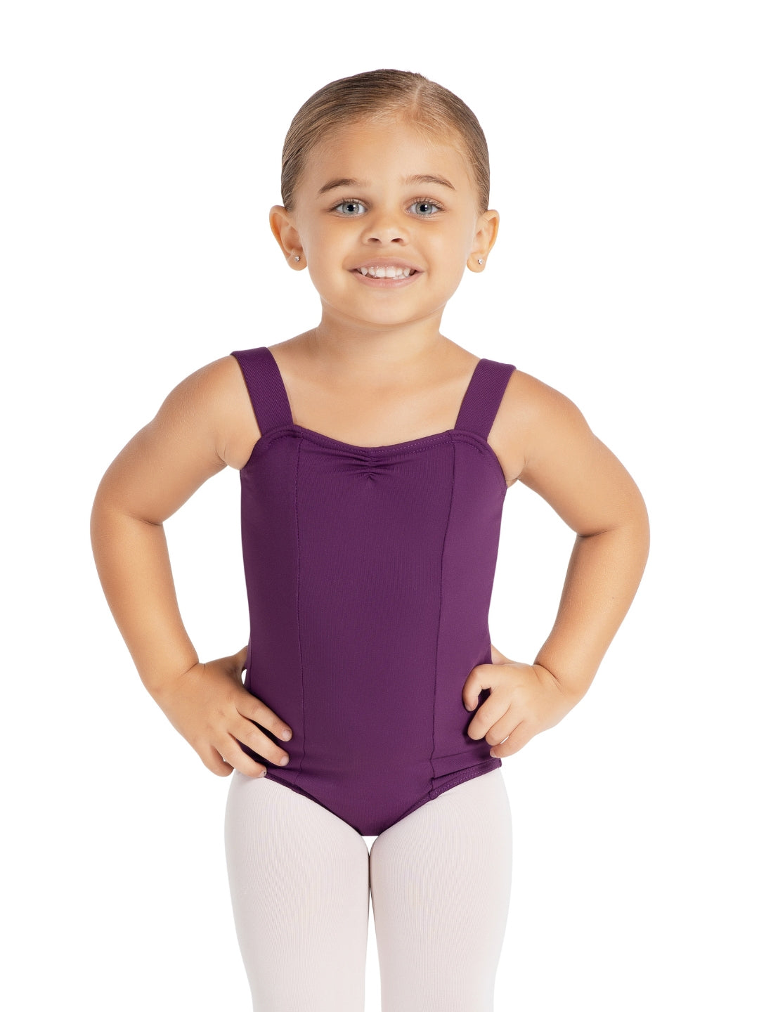 Studio Collection Wide Strap Camisole Leotard - Girls