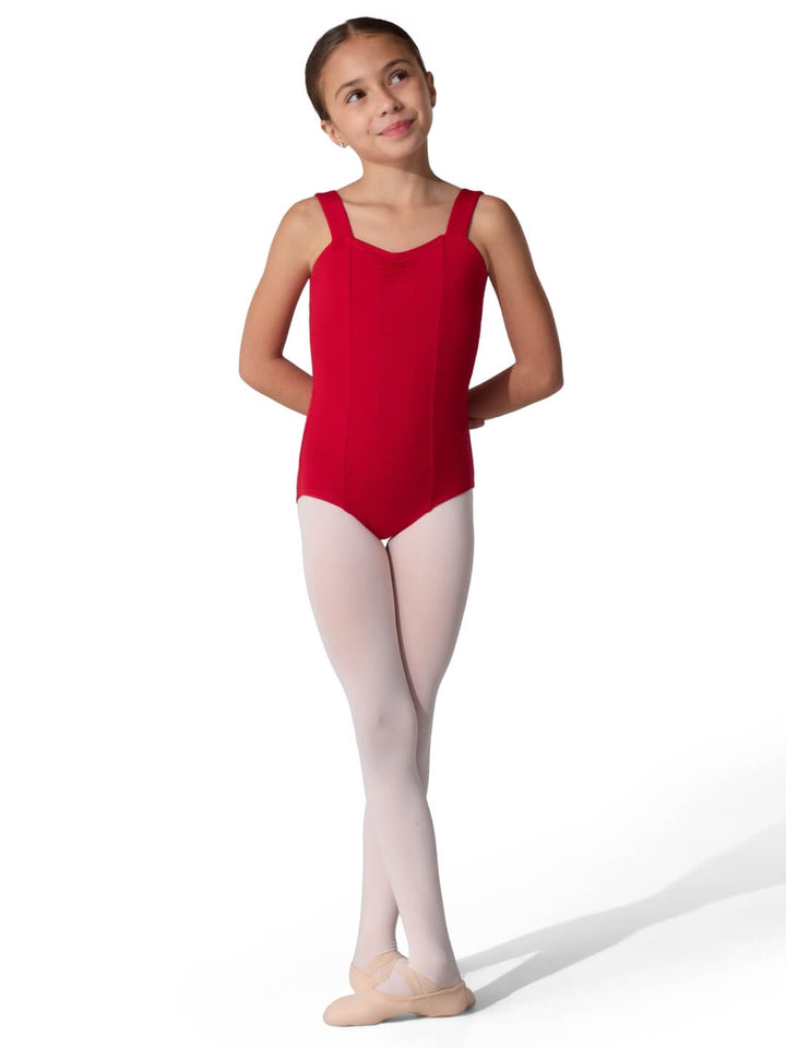 Studio Collection Wide Strap Camisole Leotard - Girls