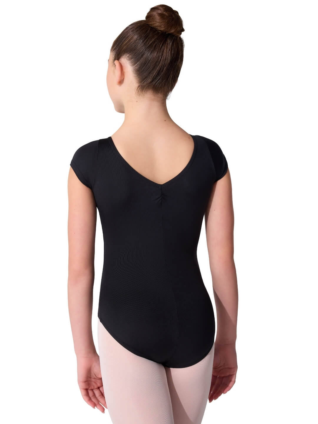 Studio Collection Dual Pinch Cap Sleeve Leotard - Girls