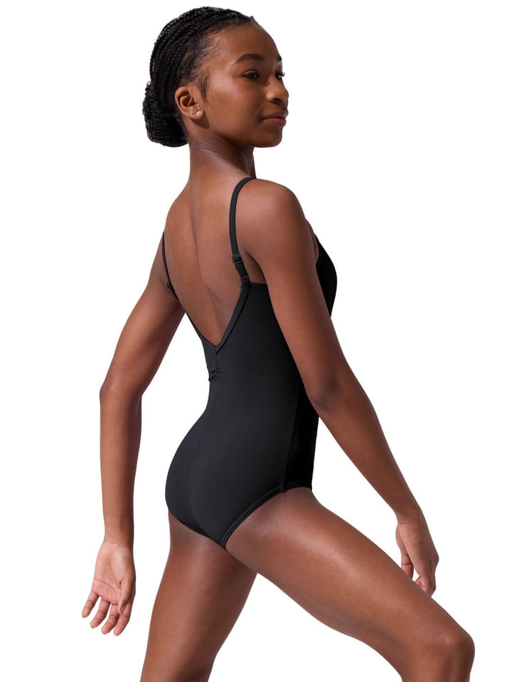 Studio Collection V Neck Camisole Leotard - Girls