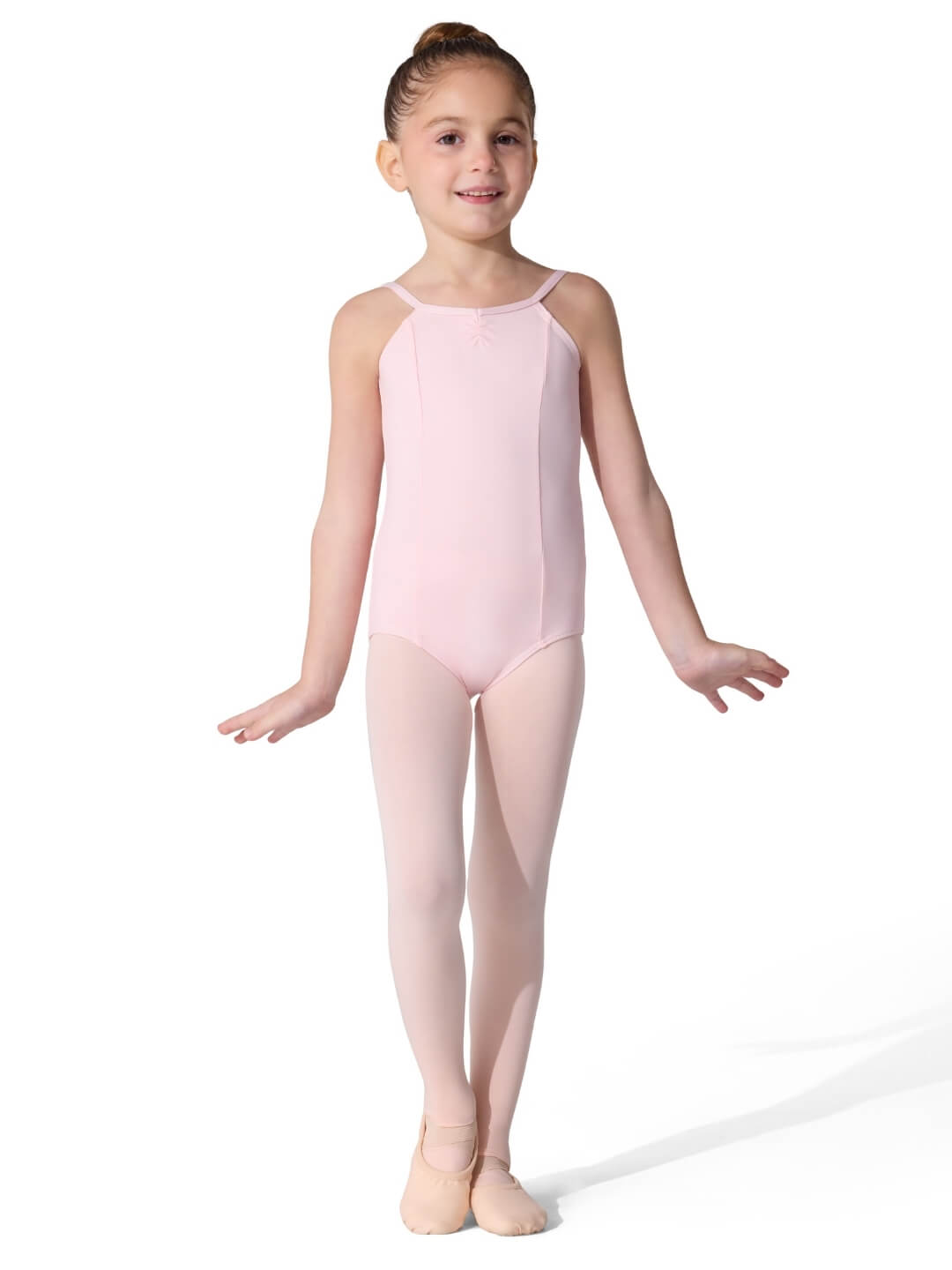 Studio Collection V Neck Camisole Leotard - Girls