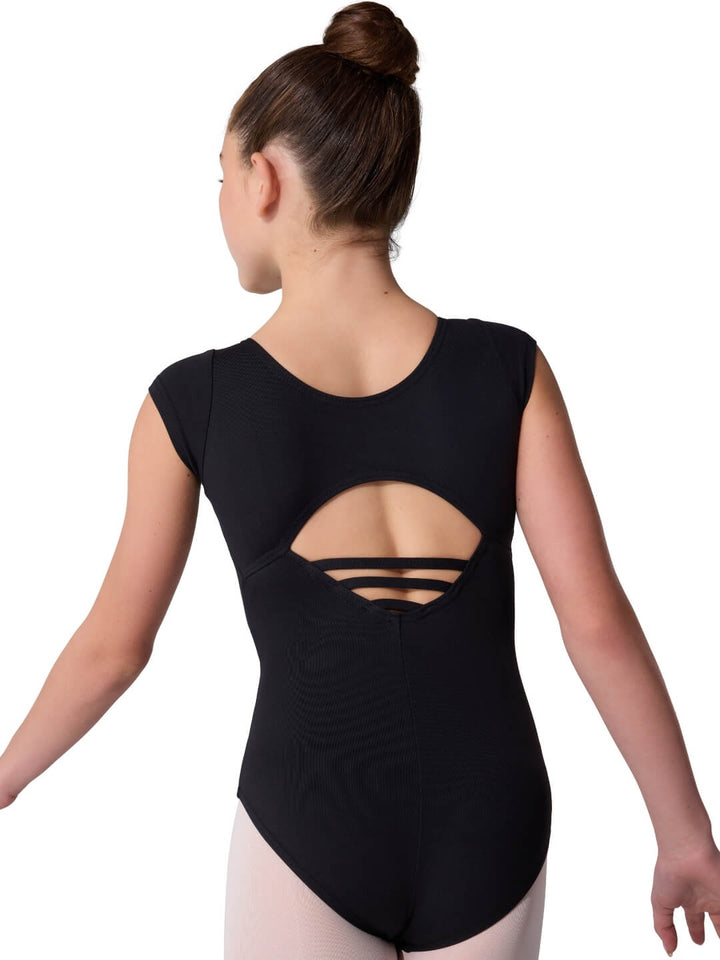Studio Collection High Neck Cap Sleeve Leotard - Girls