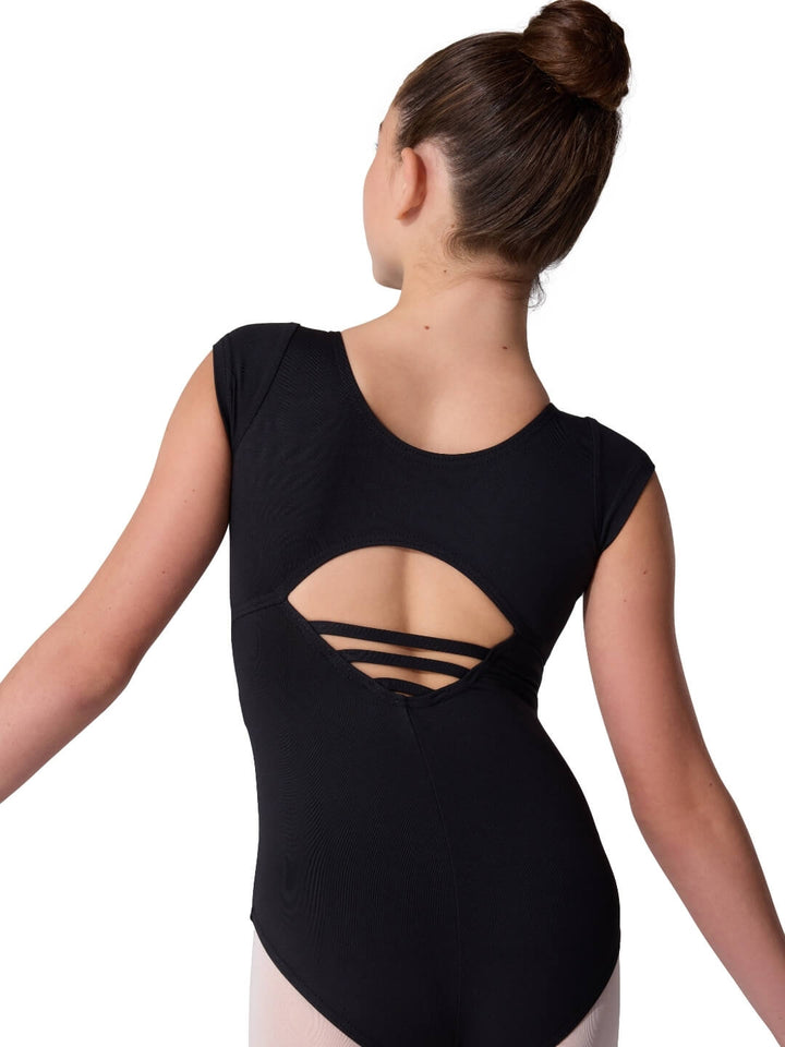 Studio Collection High Neck Cap Sleeve Leotard - Girls