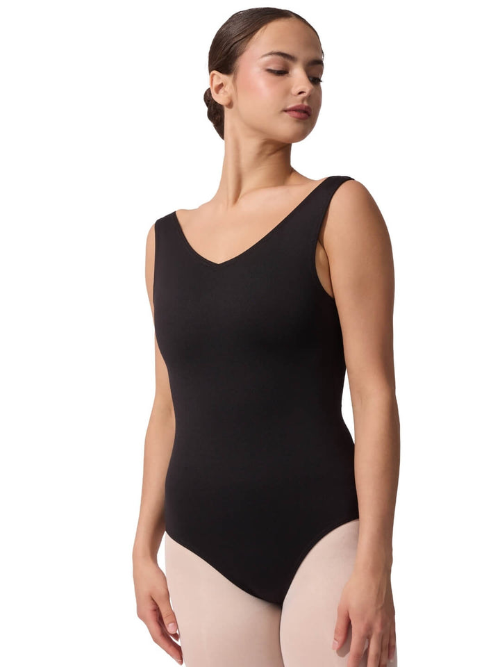 Studio Collection Lattice Back Tank Leotard